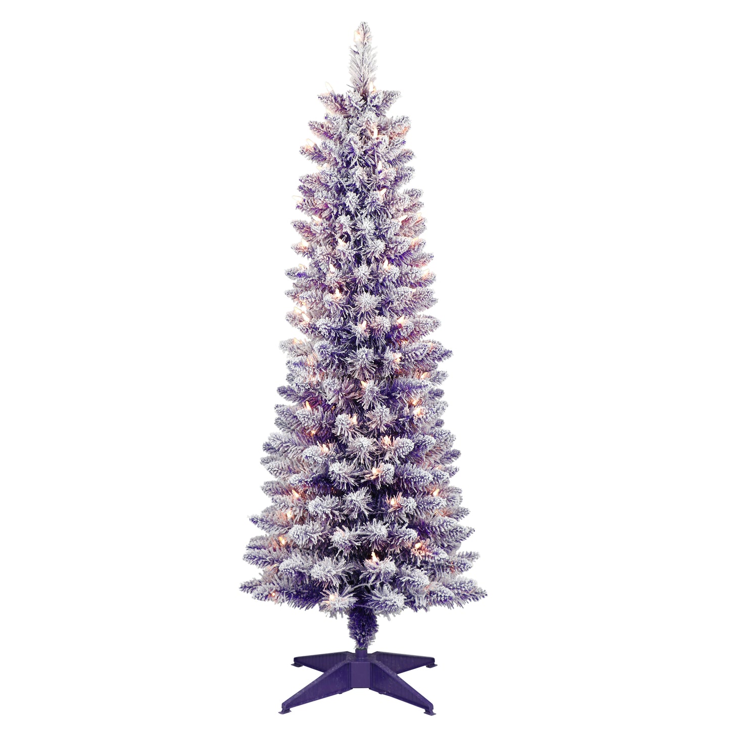4.5 / Clear Incandescent / Flocked Purple