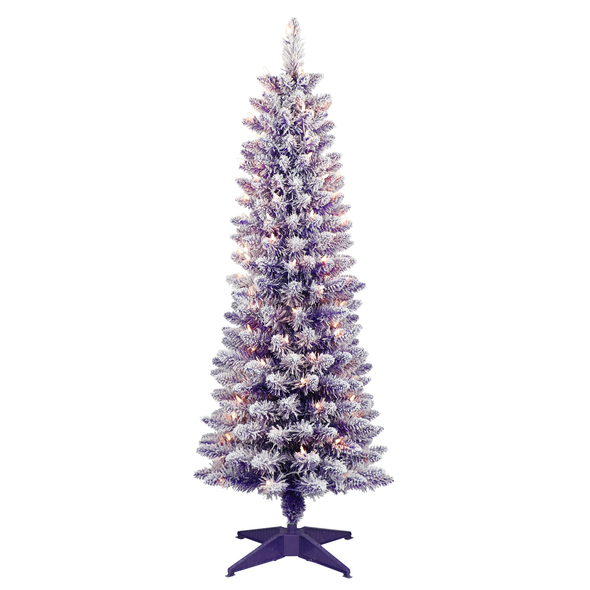 4.5 / Clear Incandescent / Flocked Purple