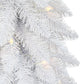 4 ft Pre-Lit White Artificial Alpine Pencil Tree