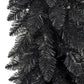 4 ft Pre-Lit Black Artificial Alpine Pencil Tree