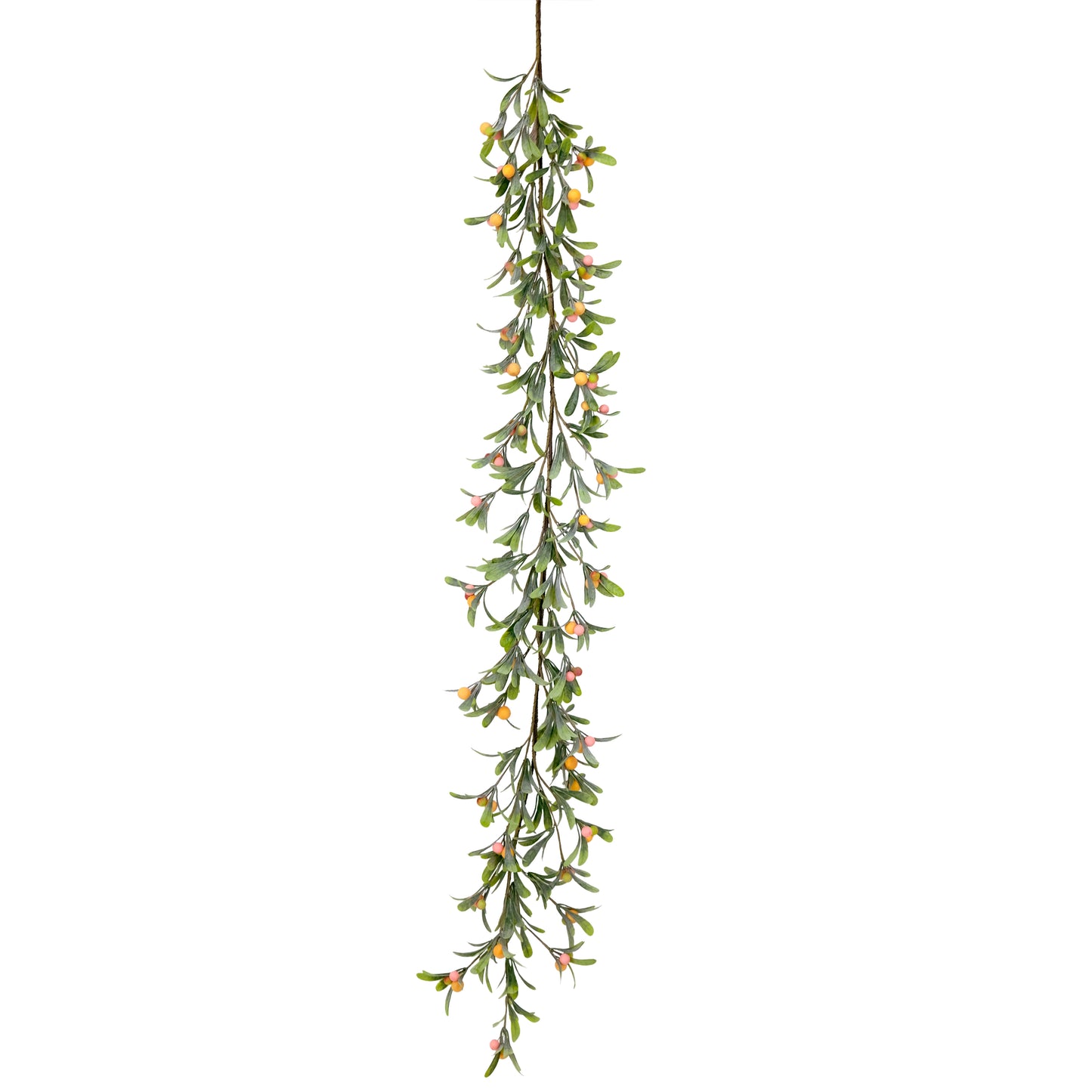 Puleo International 60" Artificial Mistletoe Spring Garland with Berries