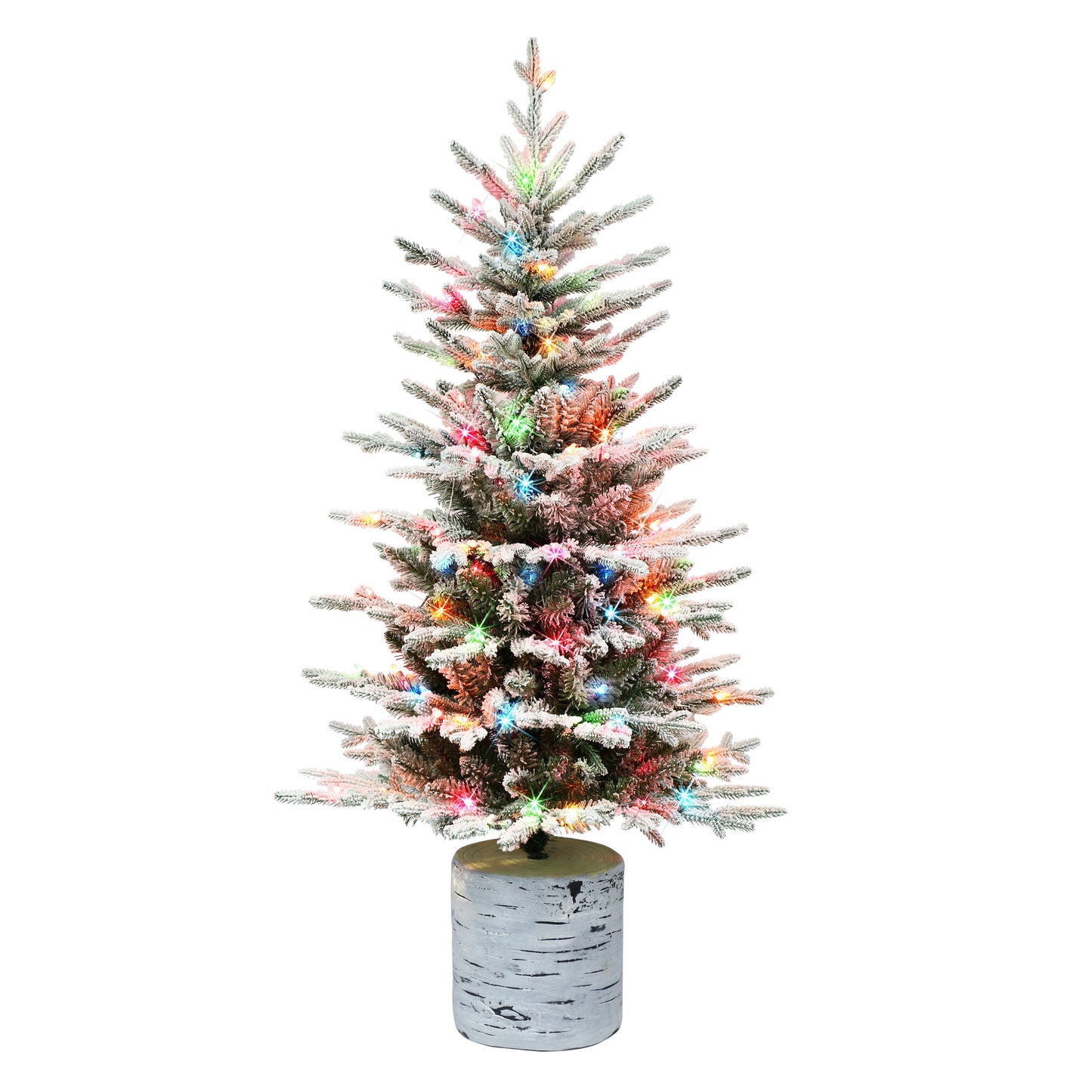 4.5 / Clear/Multi Incandescent / Flocked