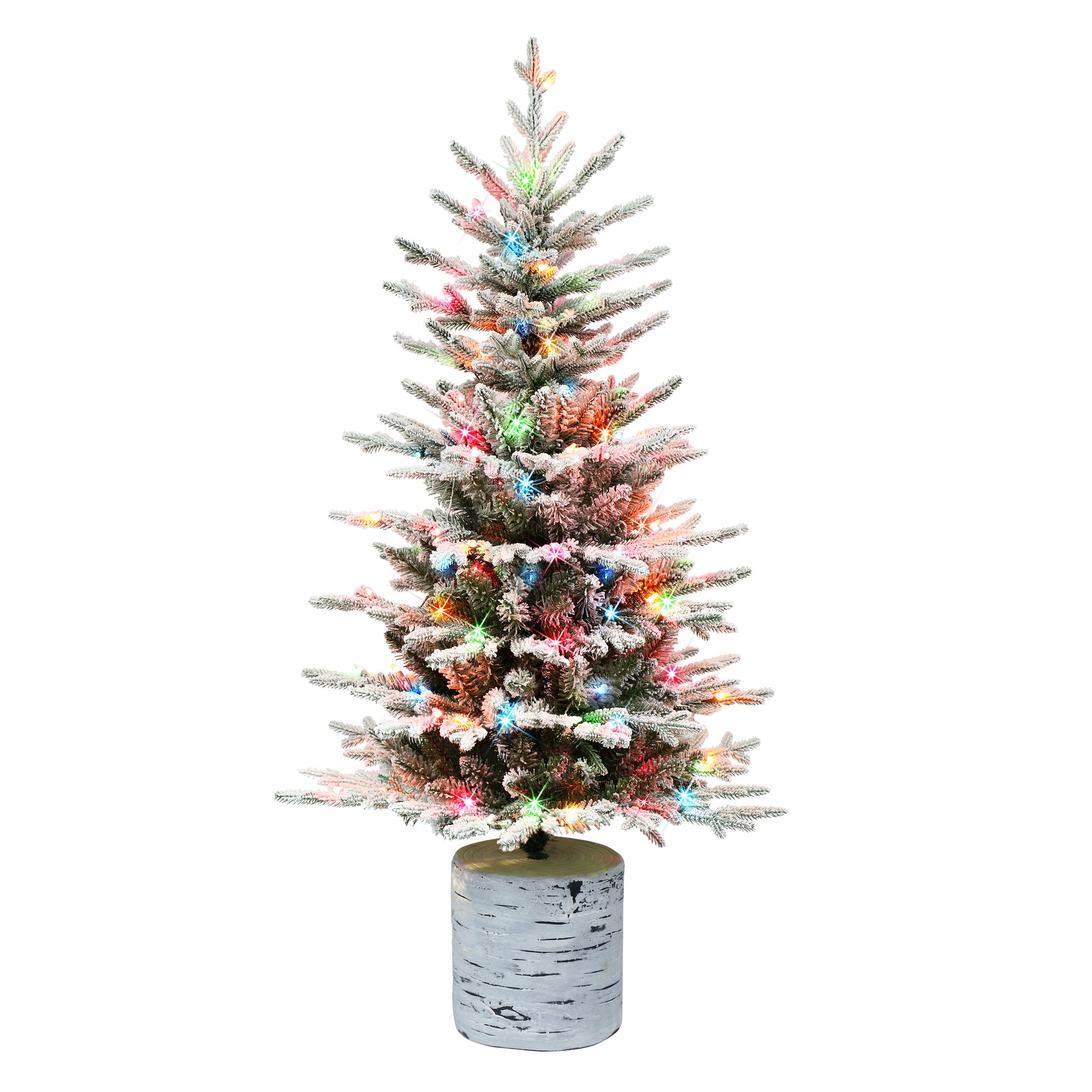 4.5 / Clear/Multi Incandescent / Flocked