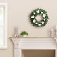 24" Artificial Magnolia Floral Spring Wreath With Green Leaves