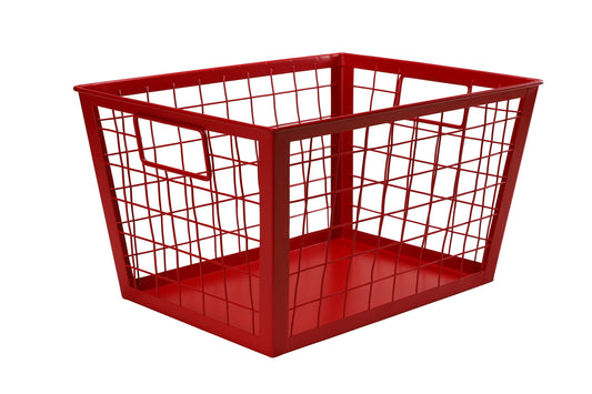 7" Red Wire Basket Multifunctional