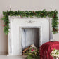 9' x 10" Decorated Christmas Garland with 180 Tips, Green