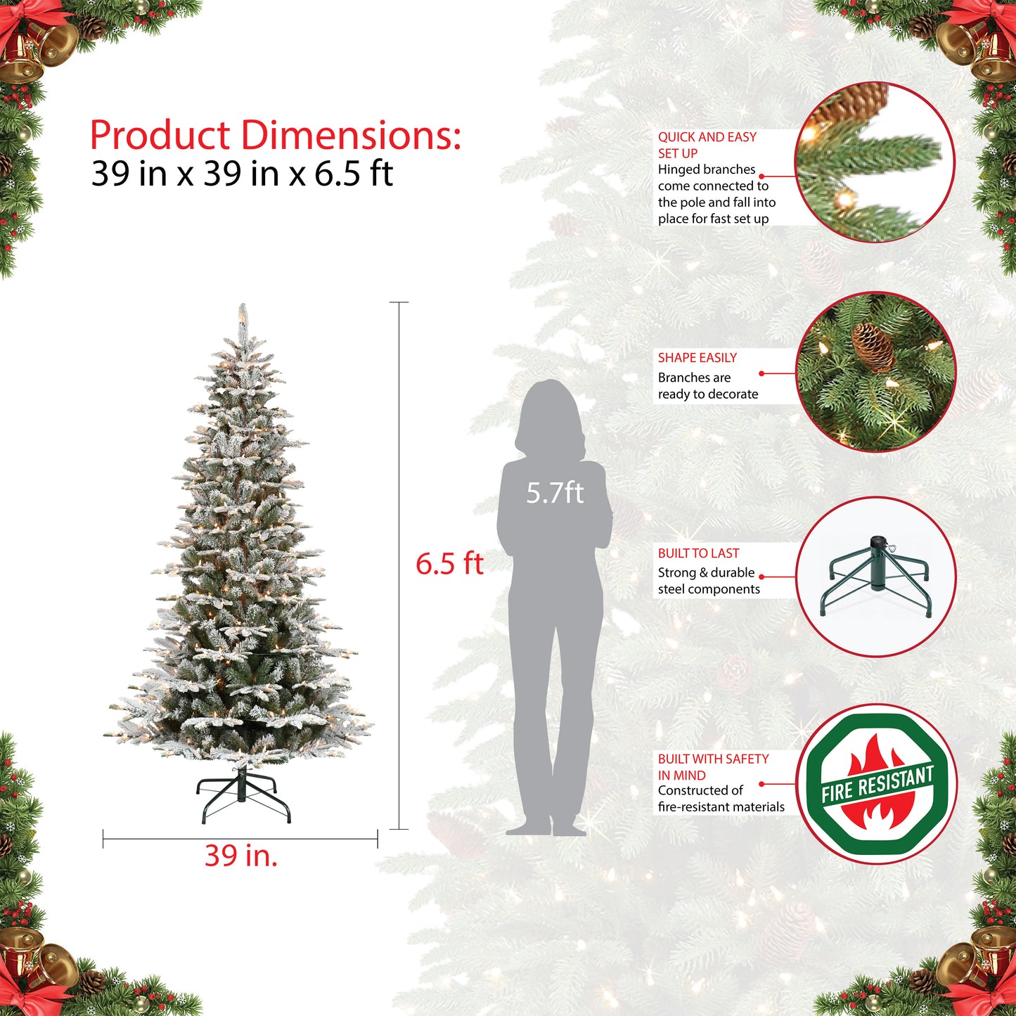 6.5 / Slim / Clear Incandescent
