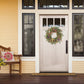 24" Artificial Salix Leaf With Butterfly Floral Spring Wreath