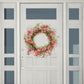 24" Artificial Spring Jasmine Flower Wreath