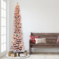 7.5 / Clear Incandescent / Flocked Purple