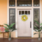 Puleo International 24" Artificial Tulip Floral Spring Door Wreath