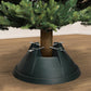 14.75 in Dia. Real Christmas Tree Stand holds up to a 6 ft tree with 1.25" - 4.75" Dia. Tree truck 2.2 qt water load capacity