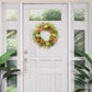 Puleo International 30" Artificial Floral Spring Door Wreath
