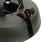14.5 in Dia. Real Christmas Tree Stand holds up to a 8 ft tree with 1.25" - 5" Dia. tree trunk 3.5 qt water load capacity