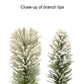 32" Flocked Spruce Wreath