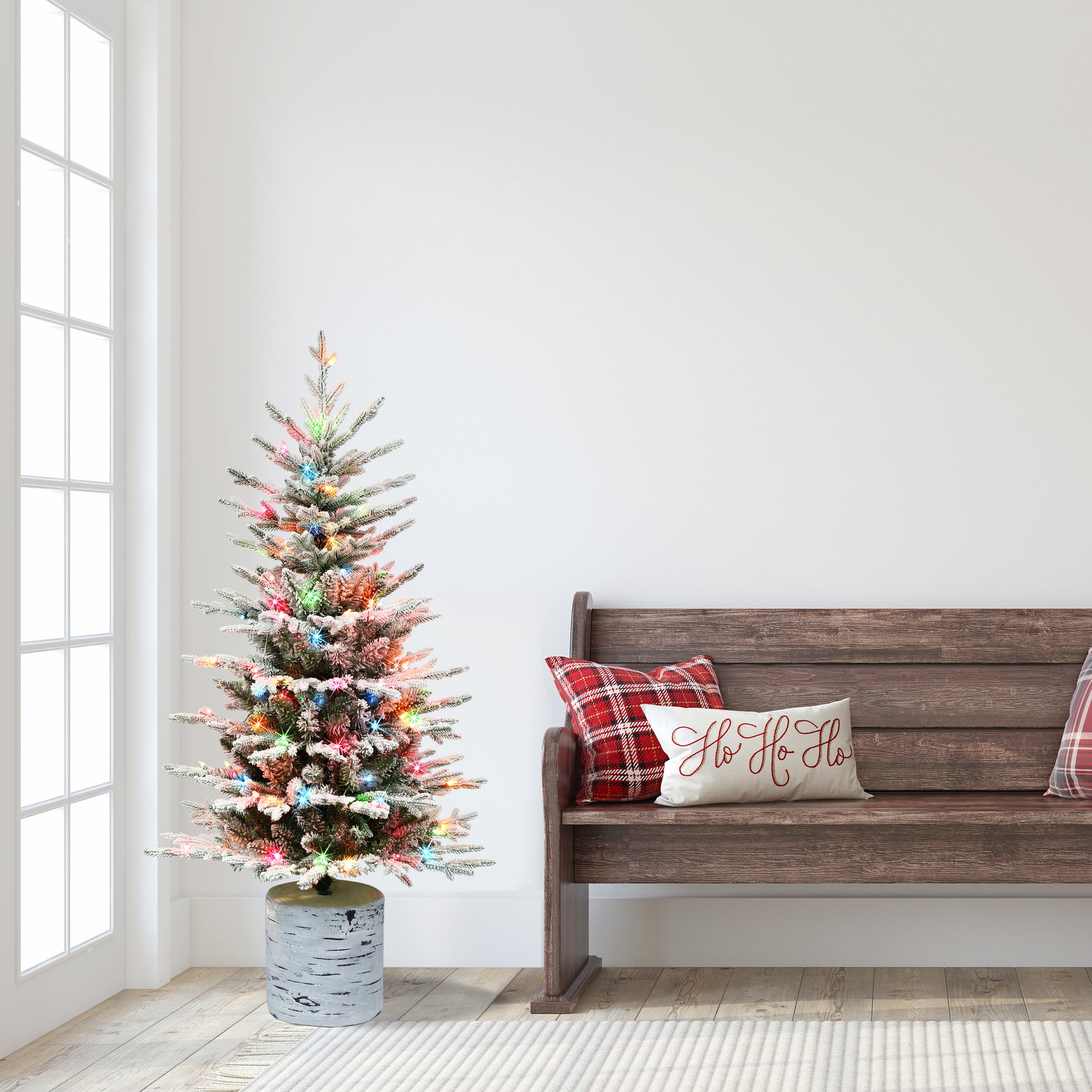 4.5 / Clear/Multi Incandescent / Flocked