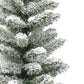 Potted Flocked Pencil Trees in 3ft, 4ft & 5ft sizes, 322 Tips, Galvanized Pots