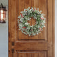 24" PE/PVC Decorated Wreath, 200 Tips, Pine Cones & Berries