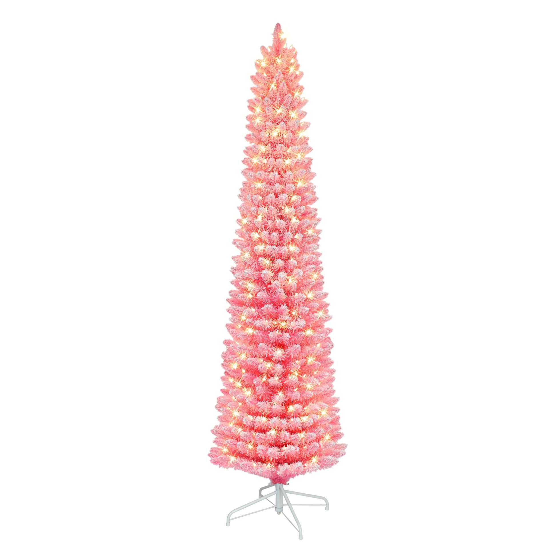 6.5 / Clear Incandescent / Flocked Pink