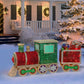 68" Pre-Lit Outdoor Wire Frame Train