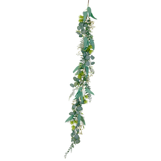 Puleo International 60" Artificial Eucalyptus Spring Garland