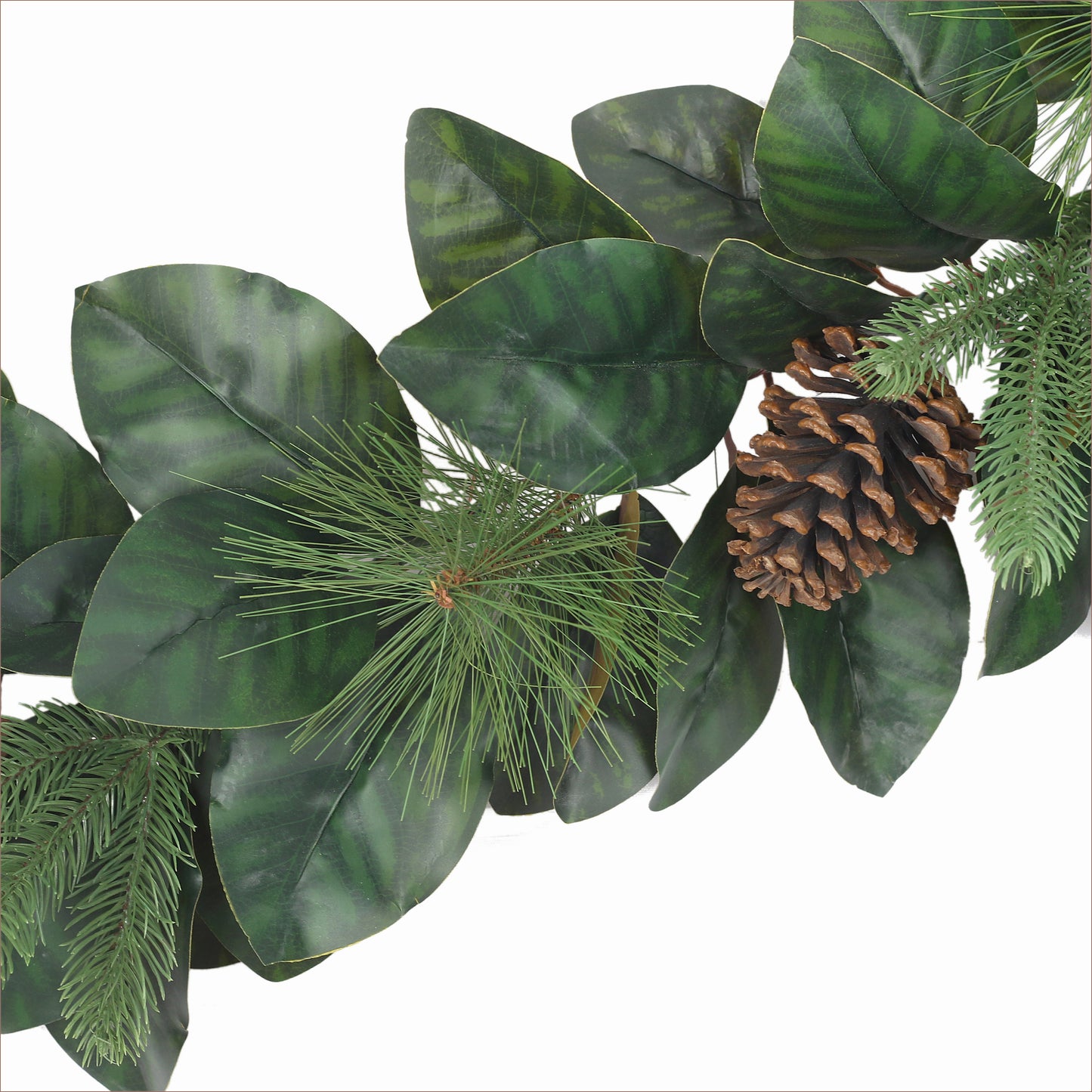 6 ft x 9" Garland with Magnolia Leaves