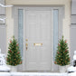 Set of 2 3.5 ft. Pre-Lit Potted Trees