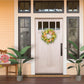 Puleo International 30" Artificial Rose Floral Spring Bouquet Door Wreath