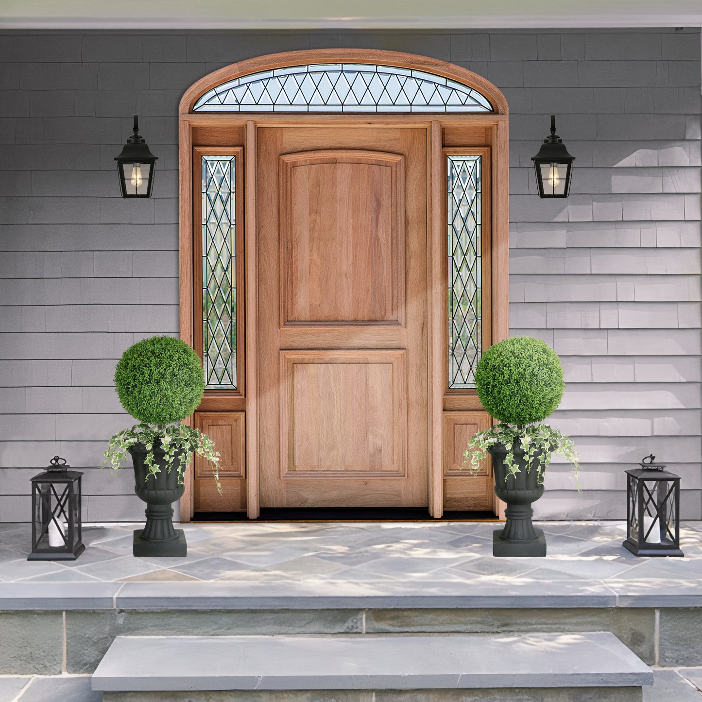 41" Topiary Boxwood Artificial Tree