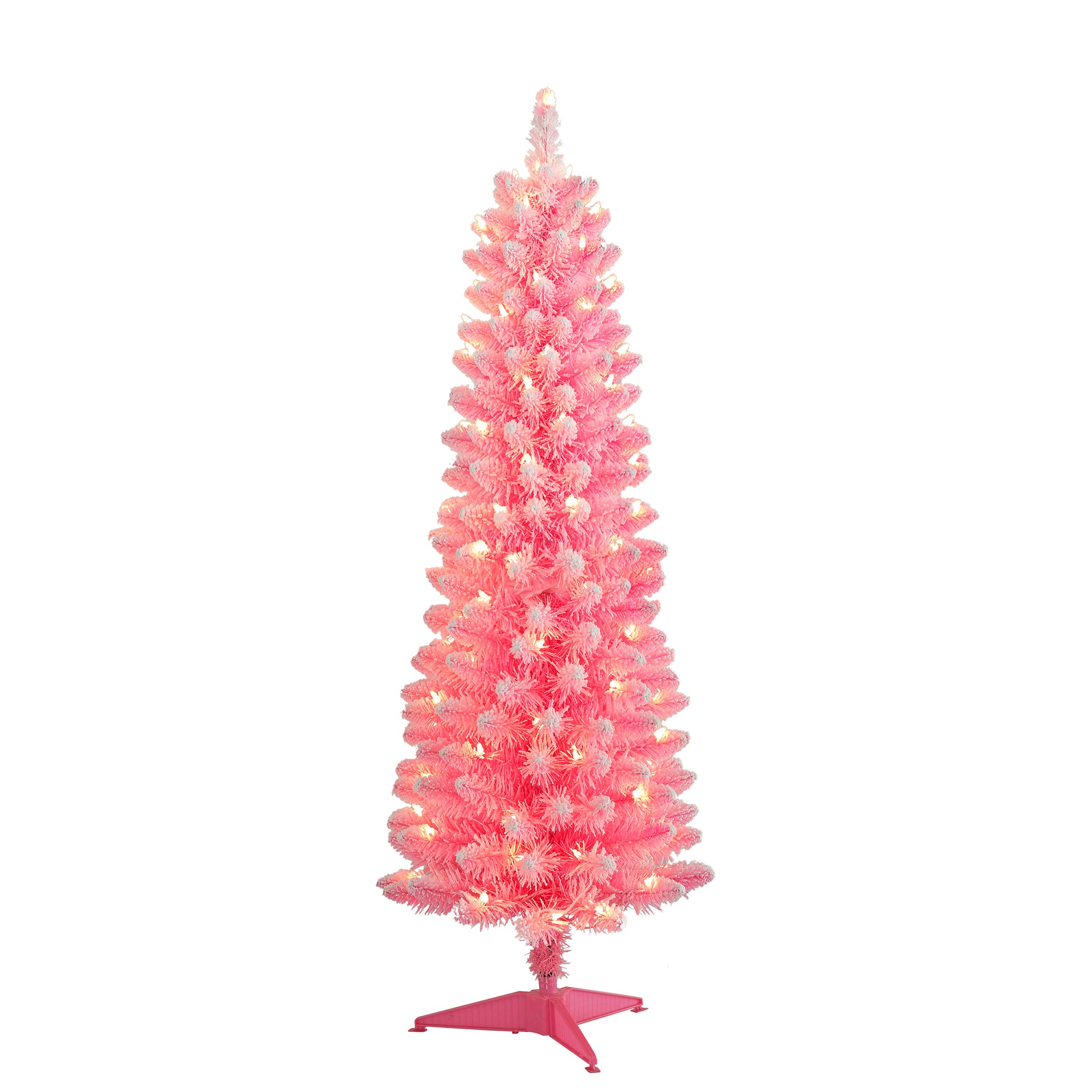 4.5 / Clear Incandescent / Flocked Pink