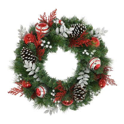 24" Decorated Aritficial Wreath