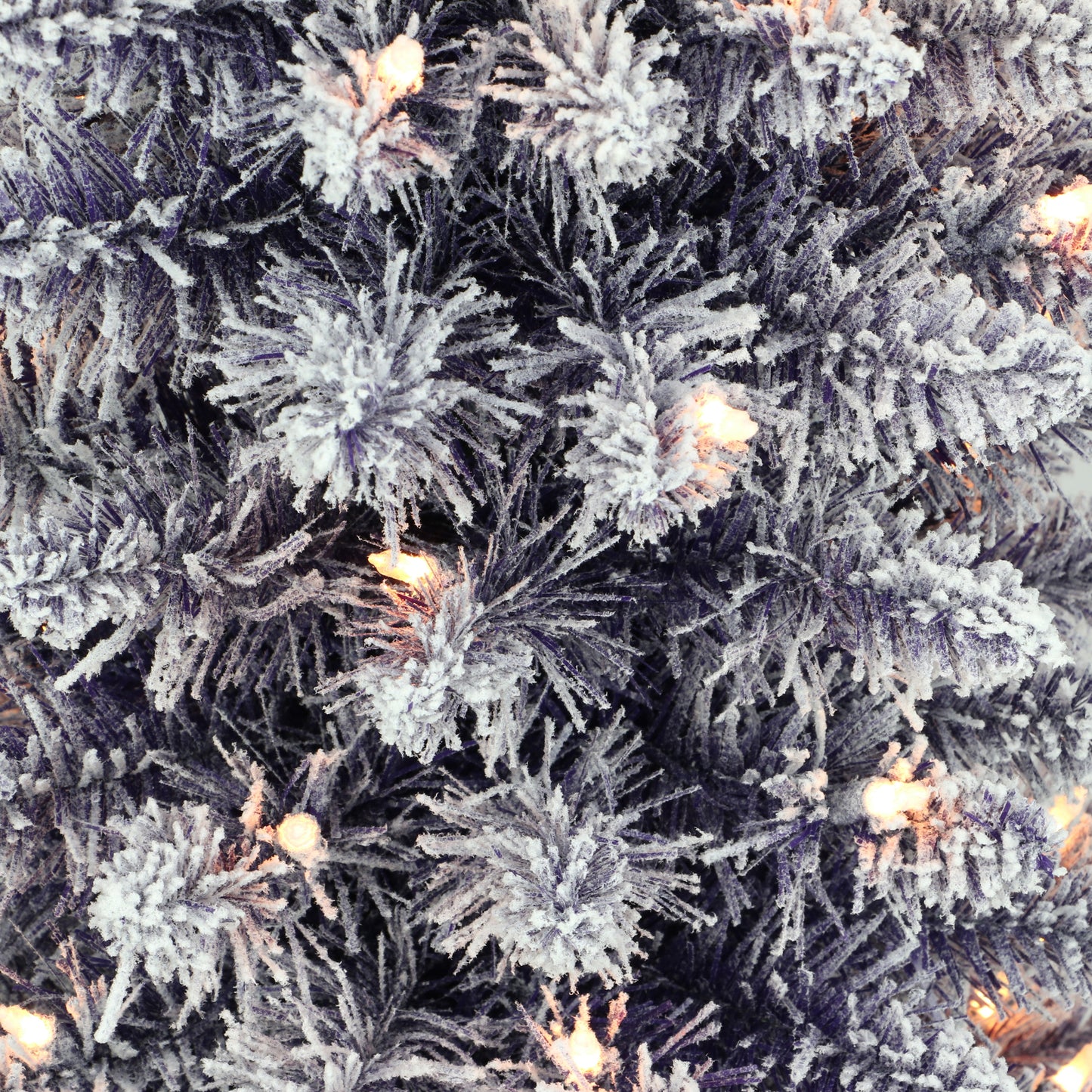 4.5 / Clear Incandescent / Flocked Purple