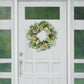 24" Artificial Hydrangea and Dogwood Floral Spring Wreath
