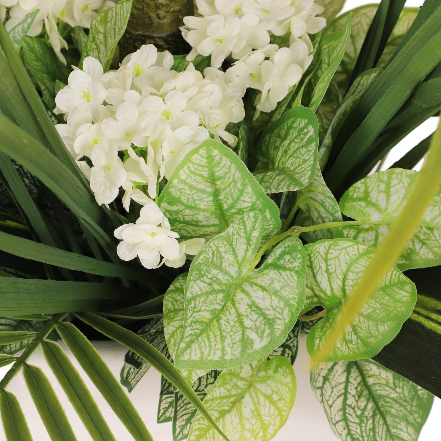 6 ft. Artificial Lemon Tree with White Decorative Pot