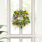24" Artificial Echinops & Chrysanthethemum Floral Spring Wreath