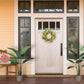 Puleo International 30" Artificial Tulip Floral Spring Door Wreath, Multicolor