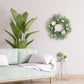 24" Artificial Peony & Dogwood Floral Spring Wreath