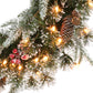 Pre-Lit 9' x 10" Decorated Christmas Garland with 100 Lights, Green
