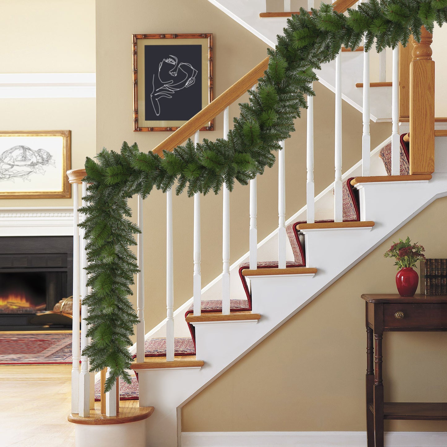20 ft x 10" Spruce Garland