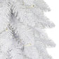 4 ft Pre-Lit White Artificial Alpine Pencil Tree