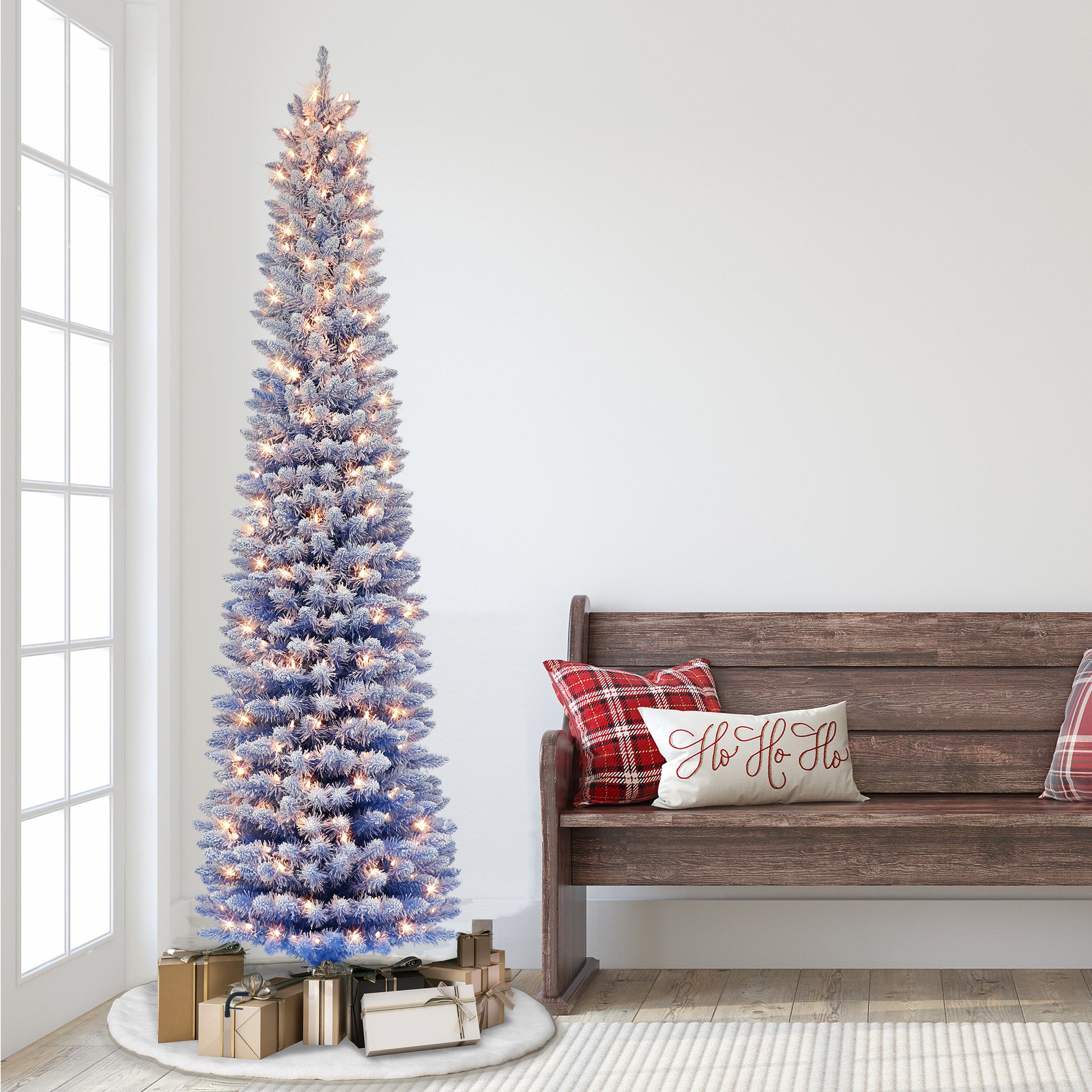 7.5 / Clear Incandescent / Flocked Blue