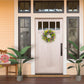 Puleo International 24" Artificial Eucalyptus Floral Spring Door Wreath with Berries