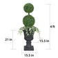 48" Topiary Boxwood Artificial Tree