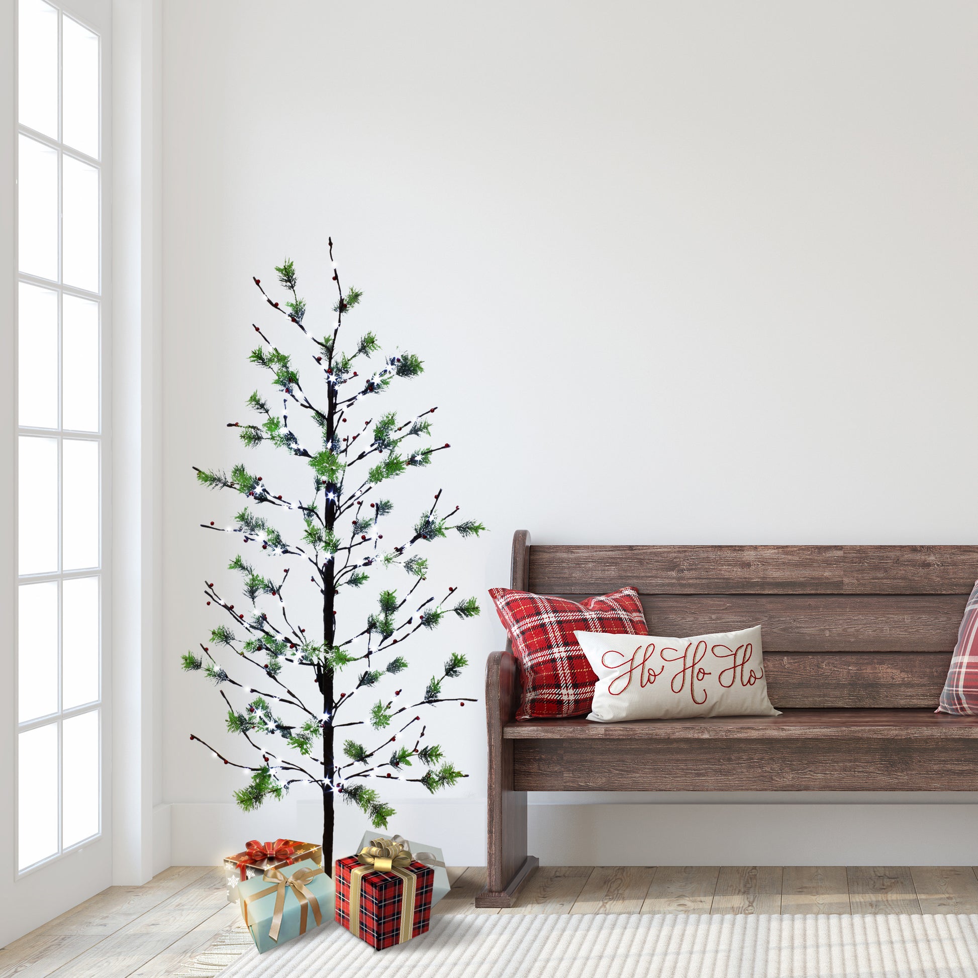 5 / Twinkling Warm White LED / Green