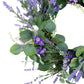 24" Artificial Lavender & Eucalyptus Floral Spring Wreath