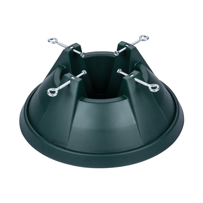 19 in Dia. Real Christmas Tree Stand holds up to an 8 ft tree with 2.25" - 5.5" Dia. Tree trunk 3.5 qt water load capacity