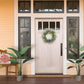 Puleo International 30" Artificial Eucalyptus Floral Spring Door Wreath
