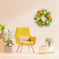 24" Artificial Peony Floral Spring Wreath