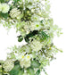 26" Artificial Echinops Chrysanthethemum & Daisy Floral Spring Wreath