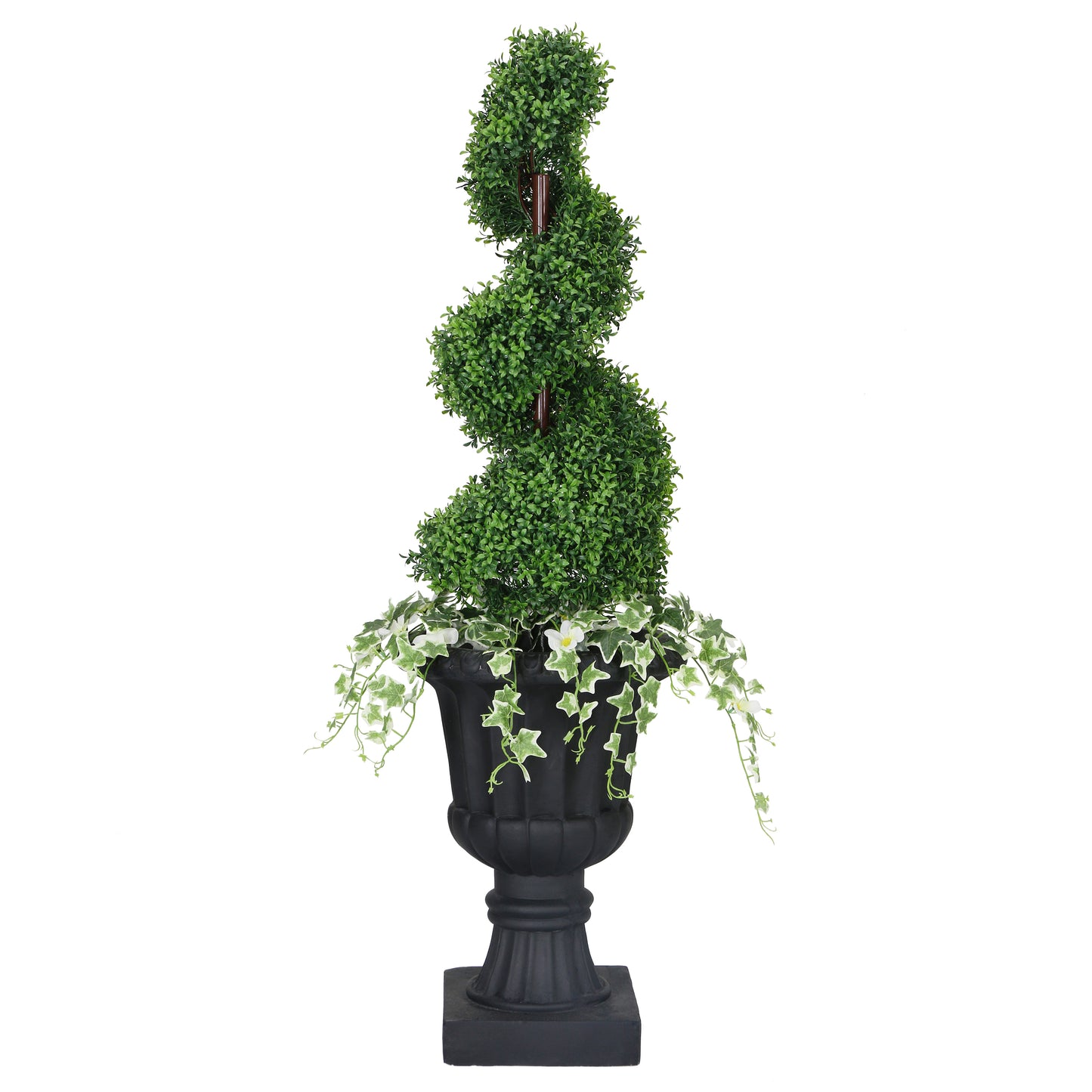 52" Topiary Spiral Boxwood Artificial Tree